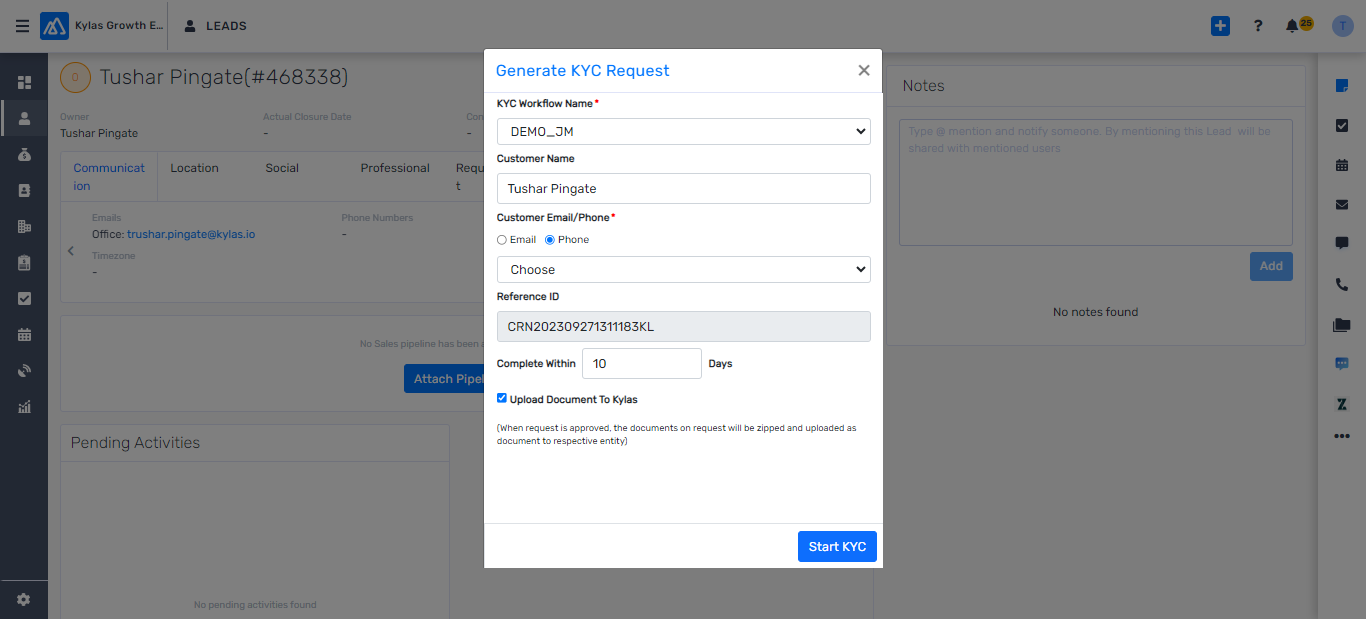 Digio e-KYC and Document sign