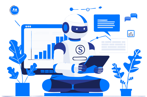 AI Robot Illustration