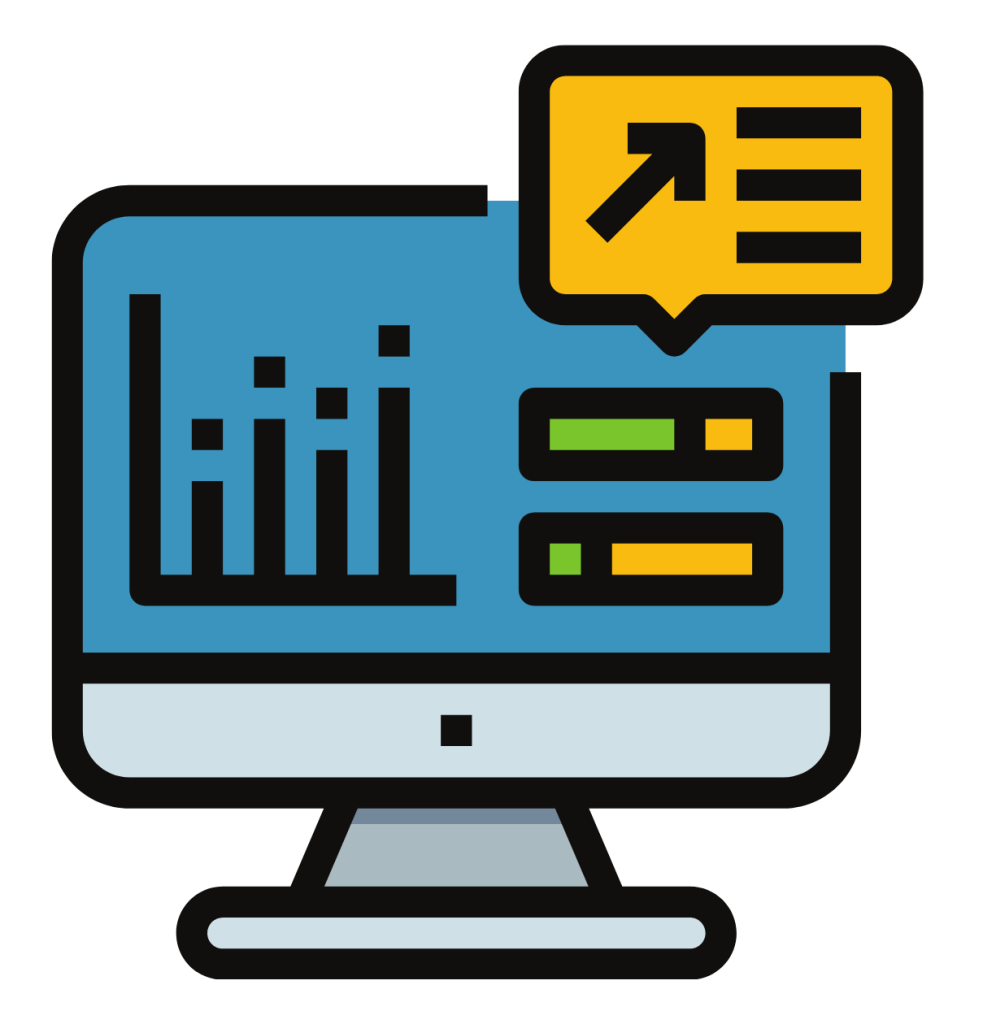 Sales data & reports icon