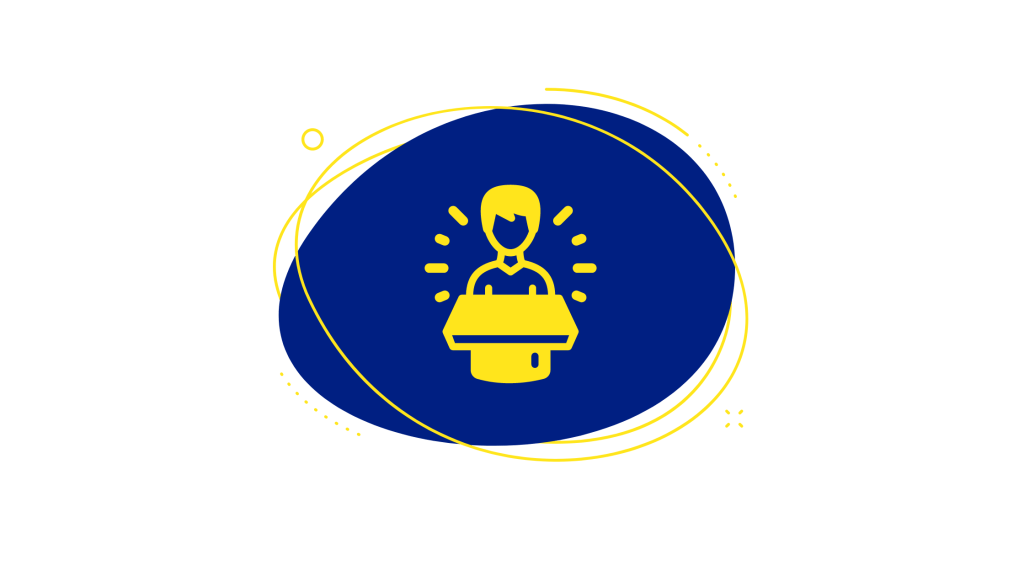 Advertisement chat bubble icon
