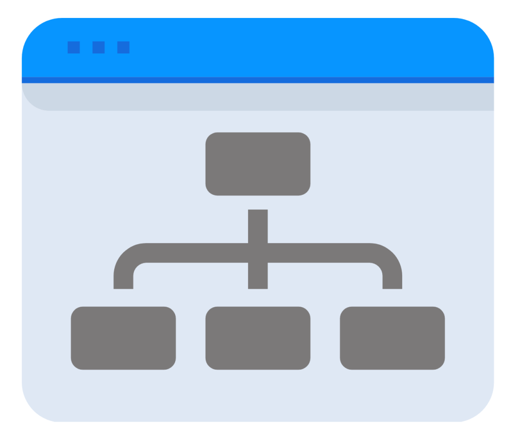 Business workflow and process icon