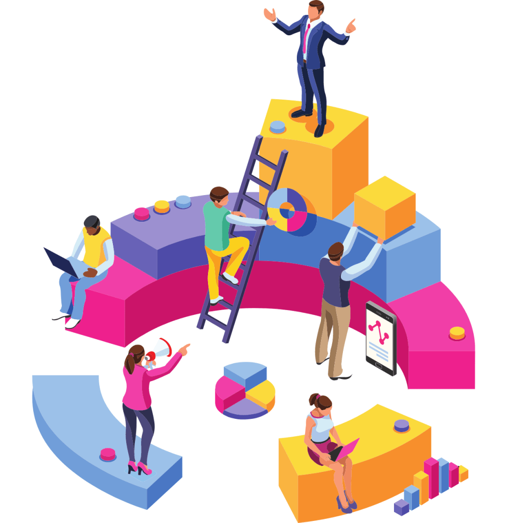People creating a comprehensive business plan