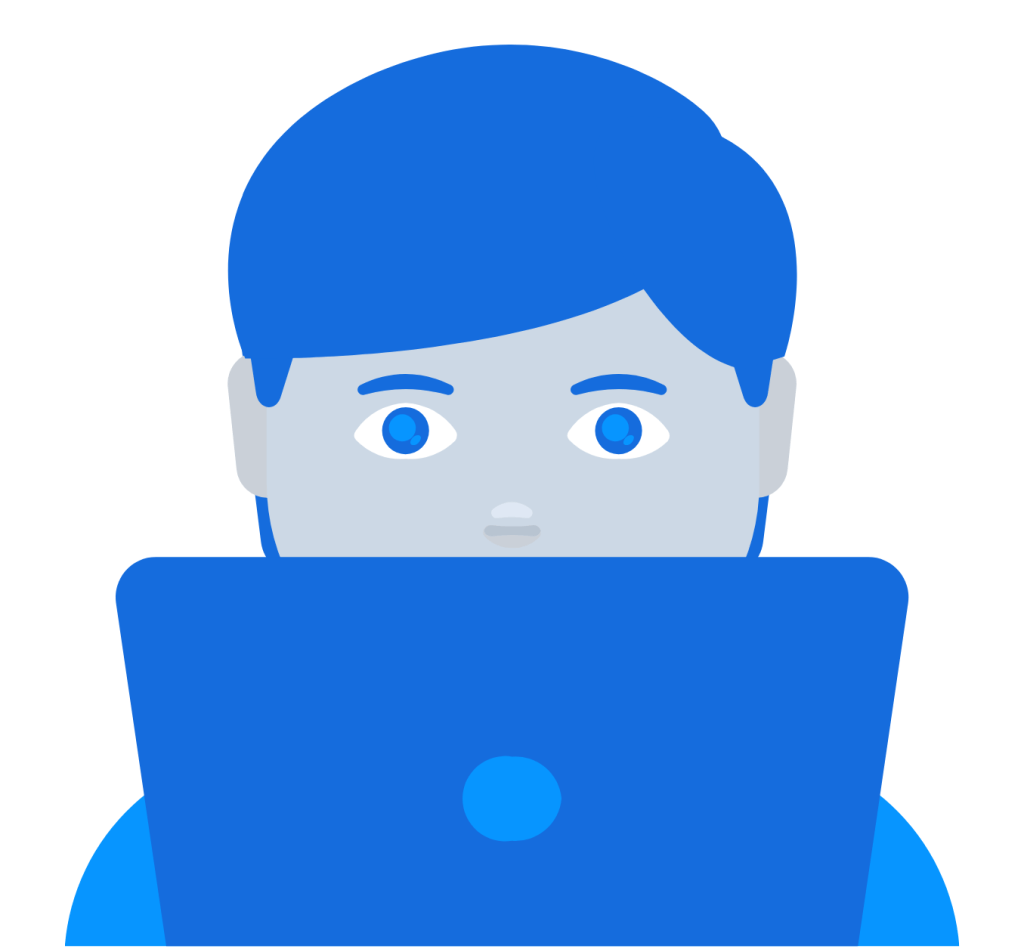 The Digitally Enabled Customer Customer Retention: Man with a laptop in his hand
