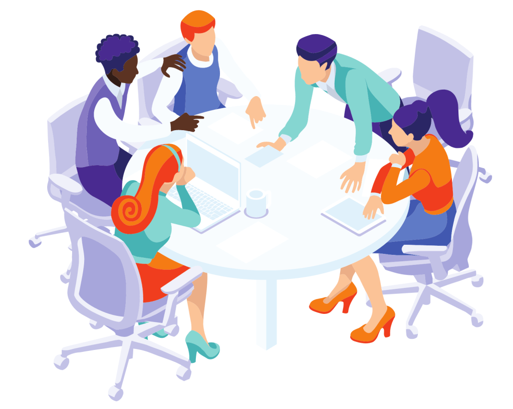 Leader focus group meeting