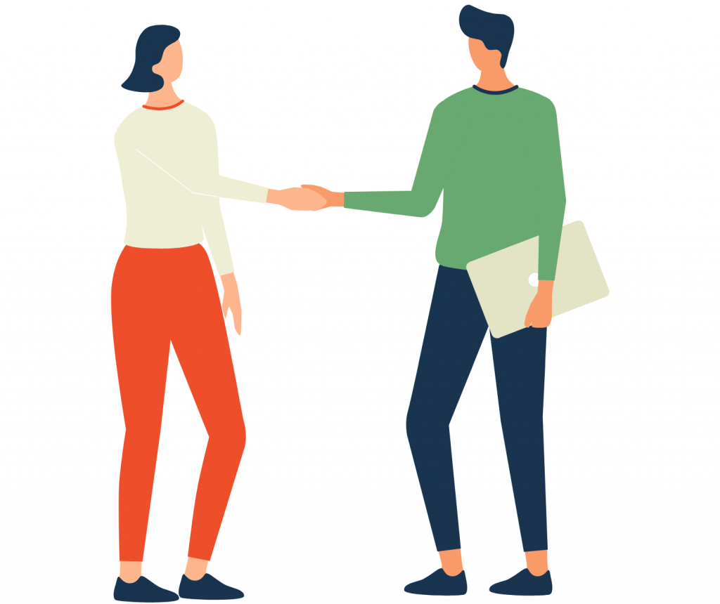 woman handshaking with a man woman handshaking with a man