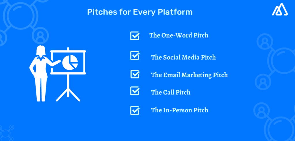 infographic on pitches for every platform
