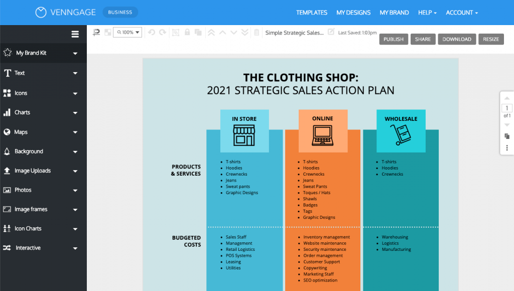 Image of vengage sales action plan template
