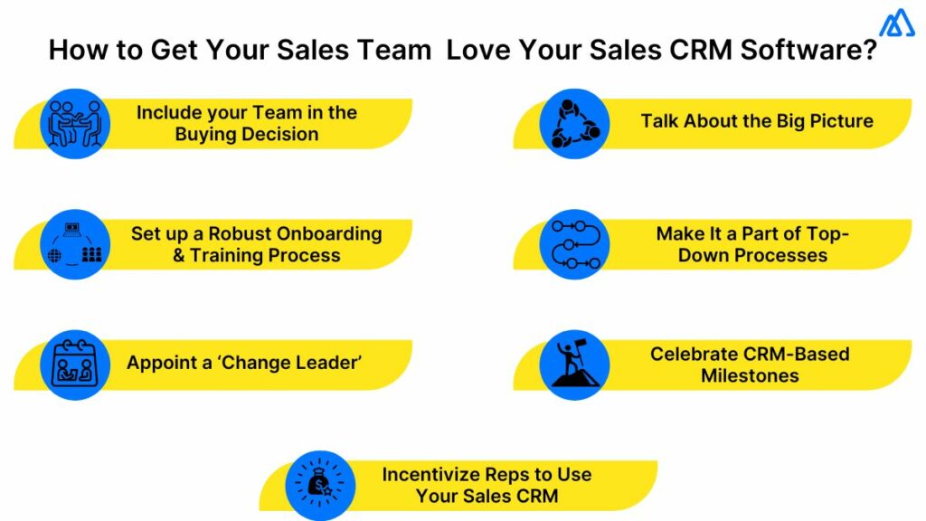 7 Tips to Get Your Sales Team to Love Your Sales CRM Software