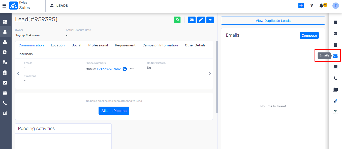 Gmail Integration With Kylas CRM A Step by Step Guide Gmail Integration With Kylas CRM A Step by Step Guide