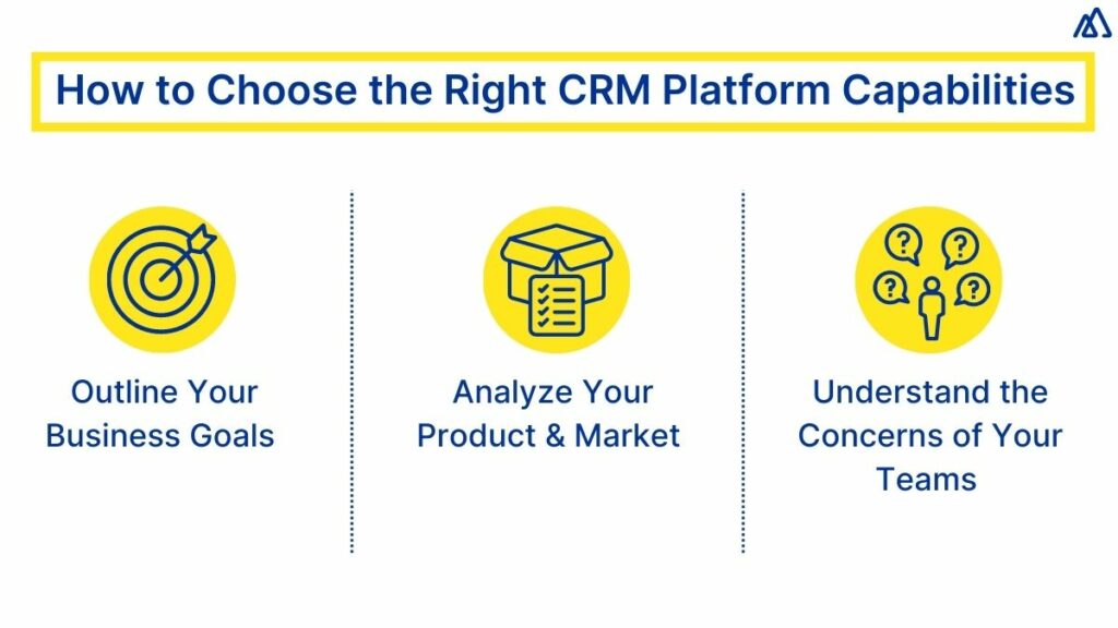 How to choose the right CRM platform capabilities