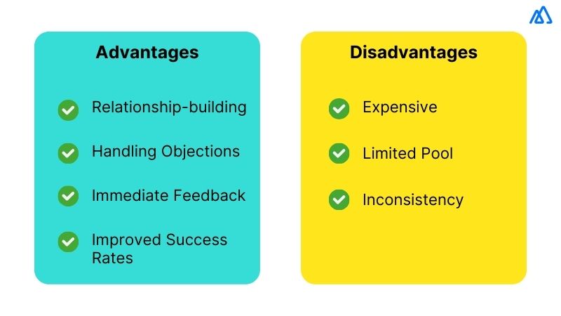 Personal Selling Advantages and Disadvantages